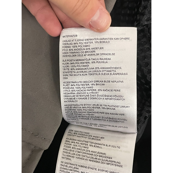 Canada Goose Men's Wyndham Parka Black Label Coastal Gray Sz XL Quilted NWT - Picture 9 of 16